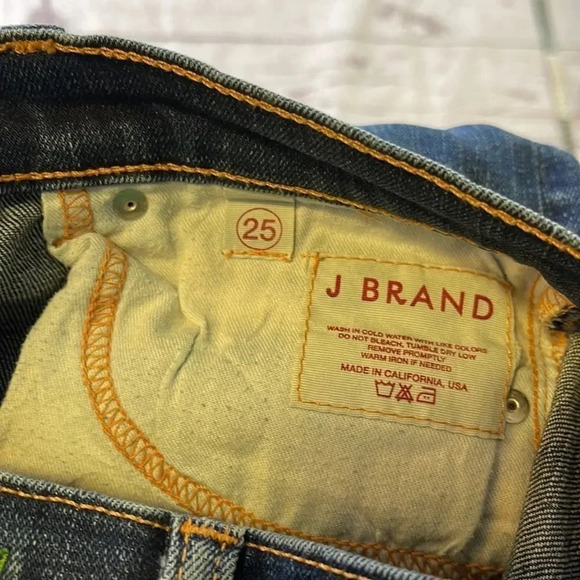 J Brand Straight Leg Dark Wash Jeans  - Picture 4 of 11